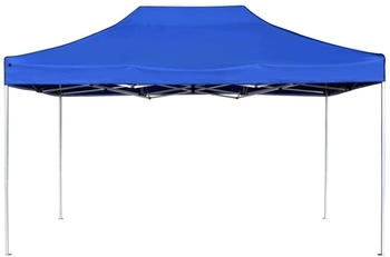 vidaXL Profi-Partyzelt faltbar Aluminium 4,5 x 3 m blau