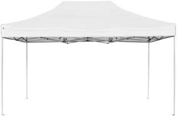 vidaXL Profi-Partyzelt faltbar Aluminium 4,5 x 3 m weiß