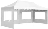 vidaXL Profi-Partyzelt Faltbar mit W&auml;nden Aluminium 6&times;3m Wei&szlig;