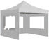 vidaXL Profi-Partyzelt faltbar mit Wänden Aluminium 3 x 3 m weiß