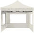 vidaXL Profi-Partyzelt faltbar mit Wänden Aluminium 4,5 x 3 m creme