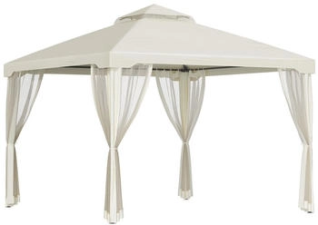 Outsunny Pavillon Kunststoff 294 x 265 x 294 cm creme (800000710771)
