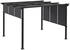 Outsunny Pavillon Metall/Kunststoff 296 x 235 x 357 cm dunkelgrau (800000807150)