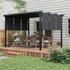Outsunny Pavillon Metall/Kunststoff 296 x 235 x 357 cm dunkelgrau (800000807150)