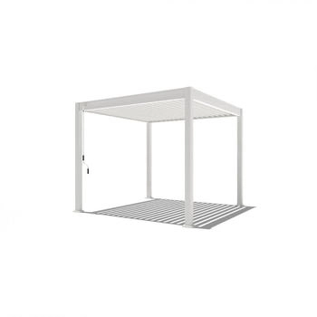 PergoLine Pergola Metall 300 x 255 x 300 cm wei&szlig; (800000803785)