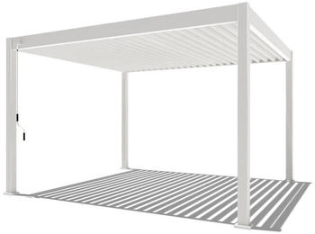 PergoLine Pergola Metall 400 x 255 x 360 cm wei&szlig; (800000821424)