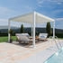 PergoLine Pergola Metall 400 x 255 x 360 cm weiß (800000821424)