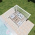PergoLine Pergola Metall 400 x 255 x 360 cm weiß (800000821424)