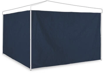 Relaxdays Pavillon-Seitenteile 2 Stück Kunststoff 300 x 200 cm dunkelblau (800000662078)