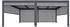MCW Alu Pergola L41 mit 6 x Seitenwand anthrazit 3 x 6 m
