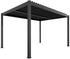 Ximax Pergola Shade Aluminium elektrisch 300 x 400 cm grau mit Beleuchtung