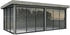 Palmako Pavillon Lenna Set 402 Slide grau tauchgrundiert 588 x 300 cm