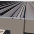 Toolport Pergola 3x6m mit Lamellendach (grau)