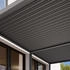 Toolport Pergola 3x6m mit Lamellendach (grau)