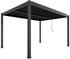 Ximax Pergola Shade Aluminium 300 x 400 cm dunkelgrau mit Beleuchtung