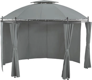 Konifera Pavillonersatzdach Tino 1 BxT: 350x350 cm grau