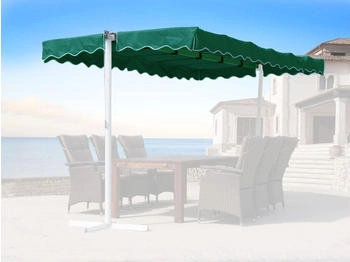 QUICK STAR Pavillonersatzdach Dubai für Terrassendach 375x225 cm grün