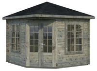 Palmako Gartenhaus "Pavillon Melanie" grau