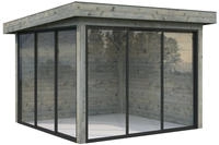 Palmako Gartenhaus "Lenna 8,3 m&sup2;, Set 401 Slide"