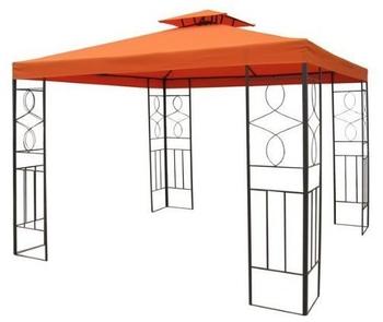 ediGarden Metall-Pavillon 3 x 3 m terakotta