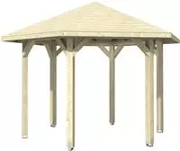 Skanholz Holzpavillon "Nancy 2" Leimholz, 333 x 288 cm