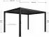 Juskys Lamellendach Tahiti 3 x 4 m Stahl anthrazit