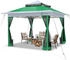 Vounot Folding garden arbour with mosquito net 3.6 x 3.6 m