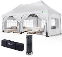 Vounot&reg; 3x6m Faltpavillon Pavillon Wasserdicht Mit 6 Seitenw&auml;nden, Partyzelt