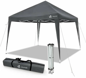 Vounot Pop Up Gazebo 3 x 3 m with sandbags grey