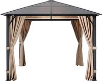 KONIFERA Pavillon "Aruba" Gestell aus Aluminium, Dach aus Polycarbonat-Stegplatten
