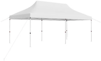 Costway 300 x 600 cm großes Pop-up-Überdachungszelt klappbares Eventzelt mit Tragetasche