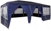 vidaXL Party-Zelt 600 x 400 x 266 cm Blau Polyethylen