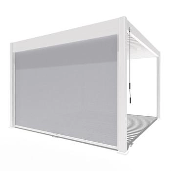 Gardenson Pavillon Rollo für Deluxe Pergola weiß (004304003002)