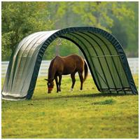 Shelterlogic Weidezelt "run-in-shed" Weideunterstand, 610 X 370 X 250 Cm Gr&uuml;n 22,57