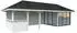 Palmako Pavillon Bianca 24,9 m² Set 515 Slide Plus mit Isolierglas-Schiebetüren Lackierung in weiß