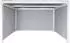 MCW Pergola -L41-S3 BxTxH: 368x306x224 cm (4-tlg) 8x8cm Pfosten weiß
