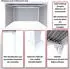 MCW Pergola -L41-S3 BxTxH: 368x306x224 cm (4-tlg) 8x8cm Pfosten anthrazit