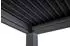 MCW Alu Pergola -L46 Pavillon Terrassenüberdachung 7x Lamellenpaneel 7x Schiebetüren 11cm-Gestell 3x4m anthrazit