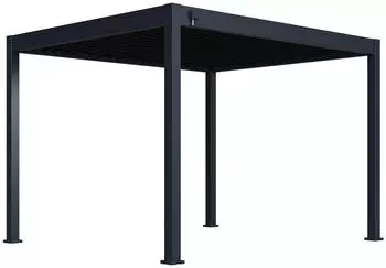 Paragon Outdoor Grand Tuscan 1012 Aluminium Pergola mit Lamellendach 3x4 m – Wetterbeständige Materialkombination für dauerhaften Einsatz