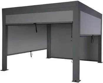 MCW Pergola Anthrazit Metall 300x220x300 cm