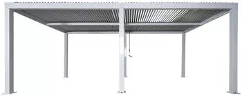 MCW Pergola Weiß Metall 583x220x301 cm