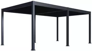Paragon Outdoor Grand Tuscan 1220 Aluminium Pergola mit Lamellendach 4x6 m