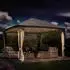 Brast Pavillon mit LEDs Infinity 4 x 4 m