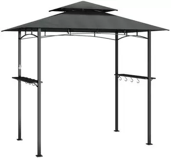 vidaXL Grillpavillon anthrazit 240 x 150 cm (360140)
