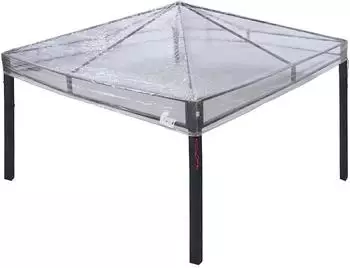 vidaXL Pavillon Ersatzdach transparent 3 x 3 m (42008408)