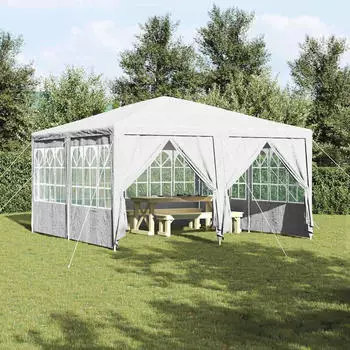 vidaXL Partyzelt wei&szlig; 4 x 4 m (42003425)