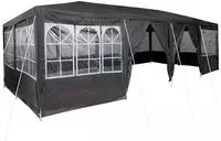 vidaXL Party-Zelt Anthrazit 800 x 400 x 266 cm Polyethylen