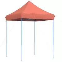 vidaXL Partyzelt Faltbar Pop-Up Terrakottarot 200x200x306 cm