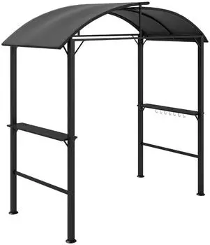 Outsunny Grillpavillon mit Doppeldach 2,33 x 1,1 m (84C-457V00CG)