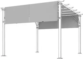 Outsunny Pergola-Ersatzdachstreifen 3 x 3 m (84C-492V00LG)